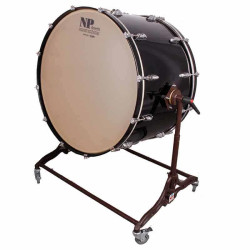 Crome câmera bombo 76,2 Ø x 50 cm Preto com stand-NPDrums