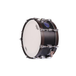 TAMBOR SAYÓN ROSARIO CROME 35,6 Ø X 16 CM NEGRO AROS GRAFITO