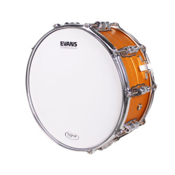 CAJA BATERÍA NPdrums GREAT ALUMINIO 35,6 Ø X 16 CM NARANJA AROS METÁLICOS 