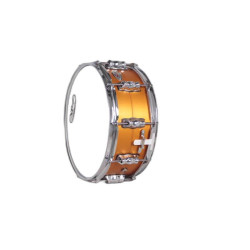 CAJA BATERÍA NPdrums GREAT ALUMINIO 35,6 Ø X 16 CM NARANJA AROS METÁLICOS 