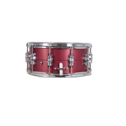 NPdrums TOLLE ALUMINIUM BATTERIEBOX 35,6 Ø X 16 CM ROTE METALLRINGE