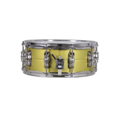 NPdrums GREAT ALUMINUM BATTERY BOX 35.6 Ø X 16 CM PISTACHIO METAL RINGS