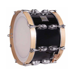 Obtenha a Paixão do Tambor Crome Sul 35,6 Ø X 21 cm preto-NPDrums