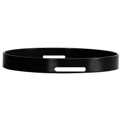 ANNEAU DE CAISSE CLAIRE EN BOIS 20,3 Ø X 2,5 CM GRAPHITE LISSE