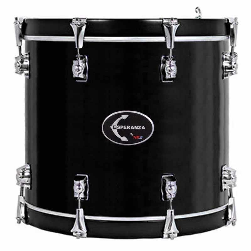 Experimenta con el Tambor Esperanza 40,6 Ø X 34 cm negro-NPDrums