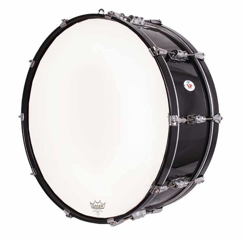 CROME LA SIMPLEX MARCHING BASS DRUM 66.0 Ø X 20 CM GRAPHITE HOOKED HOOPS