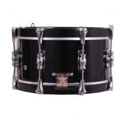 Prueba el auténtico Tambor Pasión del Sur crome 35,6 Ø X 18 cm negro-NPDrums