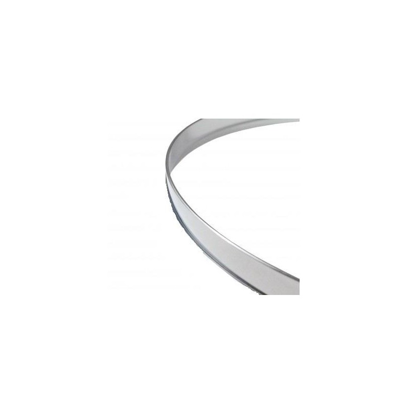 METAL RING SINGLE FLANGE 14" X 1.6 MM CROME BEATER