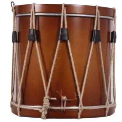 PROVENZALISCHE TROMMEL 30,5 Ø X 30 CM NUSSBAUM NUSSBAUM REIFEN