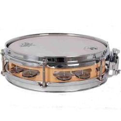 CAJA LOOKUS SONAJAS 25,4 Ø X 07 CM NATURAL AROS METALICOS