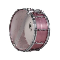 CAJA ORQUESTAL ALUMINIO 35,6 Ø X 16 CM MAGENTA AROS METÁLICOS