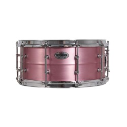 CAJA ORQUESTAL ALUMINIO 35,6 Ø X 16 CM MAGENTA AROS METÁLICOS