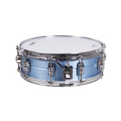 CAJA BATERÍA NPdrums GREAT ALUMINIO 35,6 Ø X 12 CM TURQUESA AROS METÁLICOS 