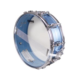 CAJA BATERÍA NPdrums GREAT ALUMINIO 35,6 Ø X 12 CM TURQUESA AROS METÁLICOS 
