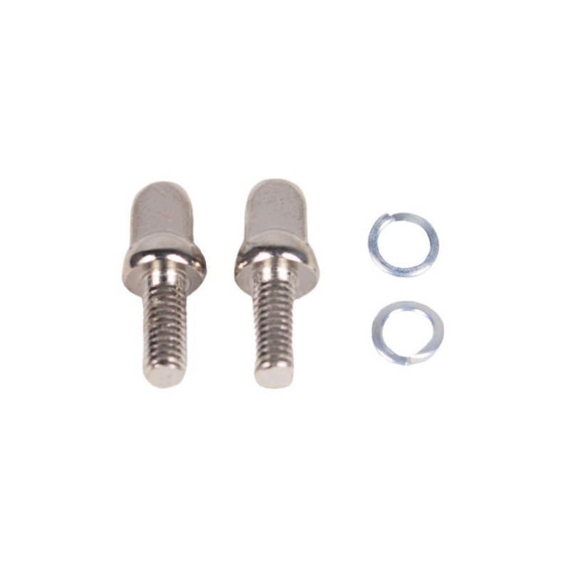M-4X10MM Crome Brückenschraube Packung mit 2 Stück.