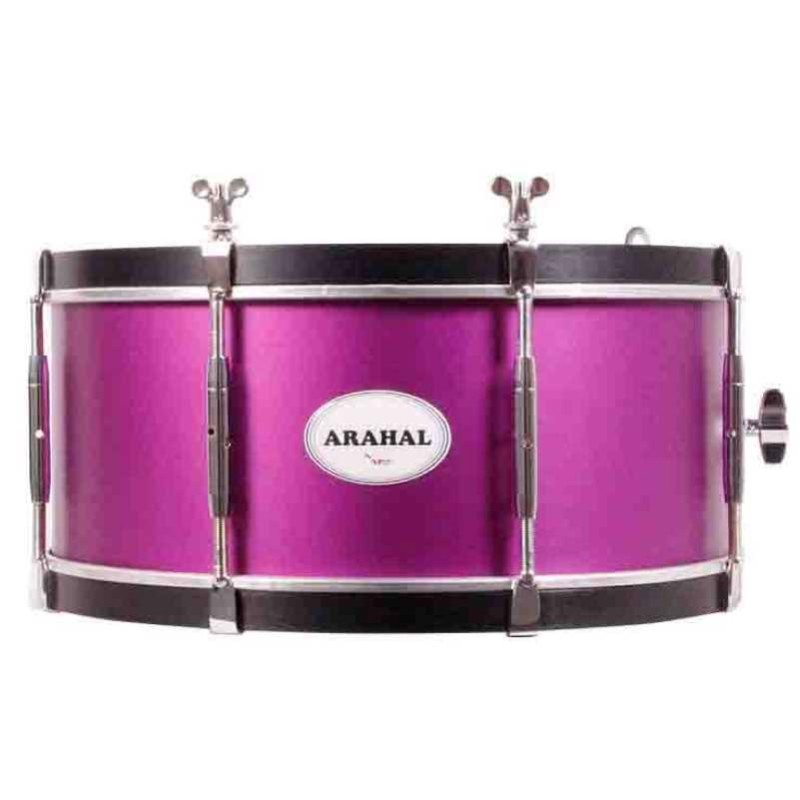 Prueba Tambor Arahal 38,1 Ø X 16 cm aluminio violeta cm con soporte-NPDrums