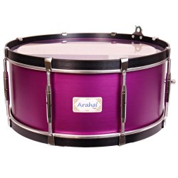 Prueba Tambor Arahal 38,1 Ø X 16 cm aluminio violeta cm con soporte-NPDrums