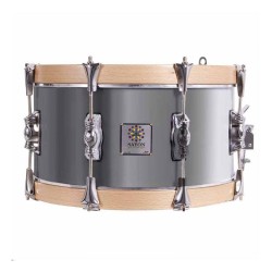 Experimente a autêntica Paixão do Tambor do Crome Sul 35,6 Ø X 18 cm prata-NPDrums