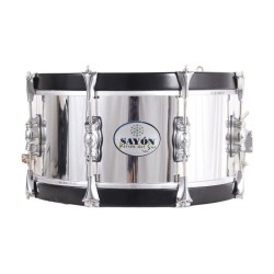 Prueba el auténtico Tambor Pasión del Sur crome 35,6 Ø X 18 cm plata-NPDrums