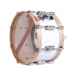 Prueba el auténtico Tambor Pasión del Sur crome 35,6 Ø X 18 cm blanco-NPDrums