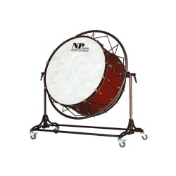 Bombo de Concierto old 81,3 Ø X 50 cm rojo cerza con soporte-NPdrums