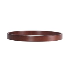 BATTEUR À ANNEAU EN BOIS 20,3 Ø X 2,5 CM NOYER LISSE