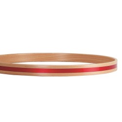 BATTEUR À ANNEAUX EN BOIS 45,7 Ø X 3,0 CM RAINURE NATURELLE
