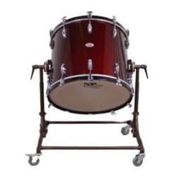 Bombo cámara crome 50,8 Ø x 50 cm en negro con soporte-NP Drums