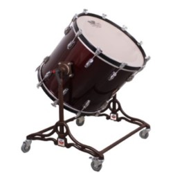 Bombo cámara crome 50,8 Ø x 50 cm en negro con soporte-NP Drums