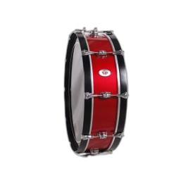 BOMBO MARCHA CROME LA SIMPLEX 60,9 Ø X 14 CM ROJO CEREZA AROS GRAFITO LISO