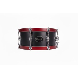 TAMBOR SAYÓN ROSARIO CROME 35,6 Ø X 16 CM NEGRO AROS CAOBA