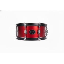 TAMBOR SAYÓN ROSARIO CROME 35,6 Ø X 16 CM ROJO  AROS GRAFITO