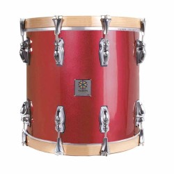 Obtenha o crome Timbale Pasión del Sur 38,1 Ø X 34 cm vermelho cereja - NPDrums