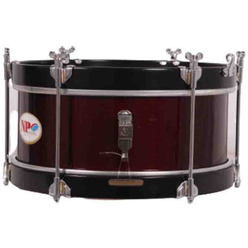 TAMBOR COFRADÍA CADETE 33 Ø X 14 CM NEGRO AROS GRAFITO LISO