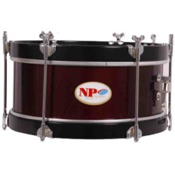 TAMBOR COFRADÍA CADETE 33 Ø X 14 CM NEGRO AROS GRAFITO LISO