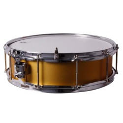 Prueba nuestra caja de banda 35,6 Ø X 09 cm aluminio oro-NPDrums