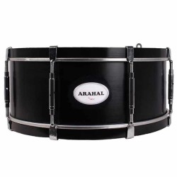 Teste de tambor Arahal 35,6 Ø X 16 cm alumínio preto -npdrums