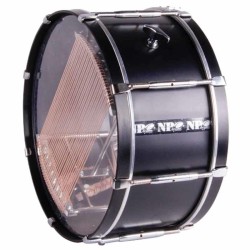 Teste de tambor Arahal 35,6 Ø X 16 cm alumínio preto -npdrums