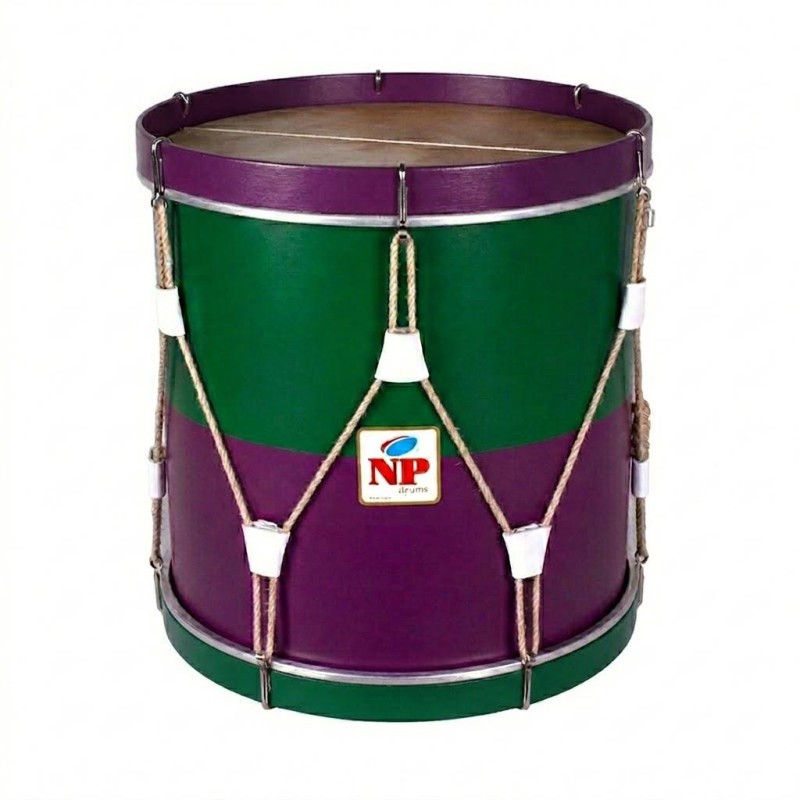 TAMBOR ROCIERO 40,6 Ø X 44 CM BANDERA MALAGUEÑA