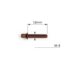 Tornillo M-4X10MM crome puente pack de 2.
