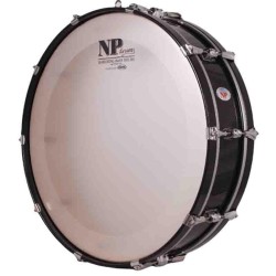 CROME LA SIMPLEX MARCH BASS DRUM 60,9 Ø X 14 CM AROS DE GRAFITE LISOS PRETOS