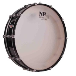CROME LA SIMPLEX MARCH BASS DRUM 60,9 Ø X 14 CM AROS DE GRAFITE LISOS PRETOS
