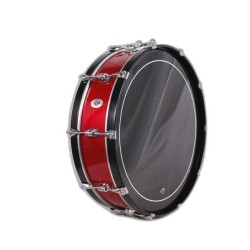 MARCHA BOMBO CROME LA SIMPLEX 60.9 Ø X 14 CM CHERRY RED SMOOTH GRAPHITE SIDES