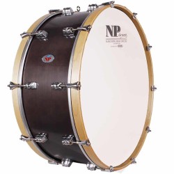 BOMBO BANDA CROME LA SIMPLEX 66,0 Ø X 25 CM AZABACHE AROS NATURAL