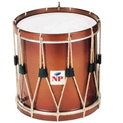 PROVENÇAL DRUM 30.5 Ø X 30 CM WALNUT WALNUT HOOPS