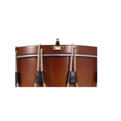 PROVENÇAL DRUM 30.5 Ø X 30 CM WALNUT WALNUT HOOPS
