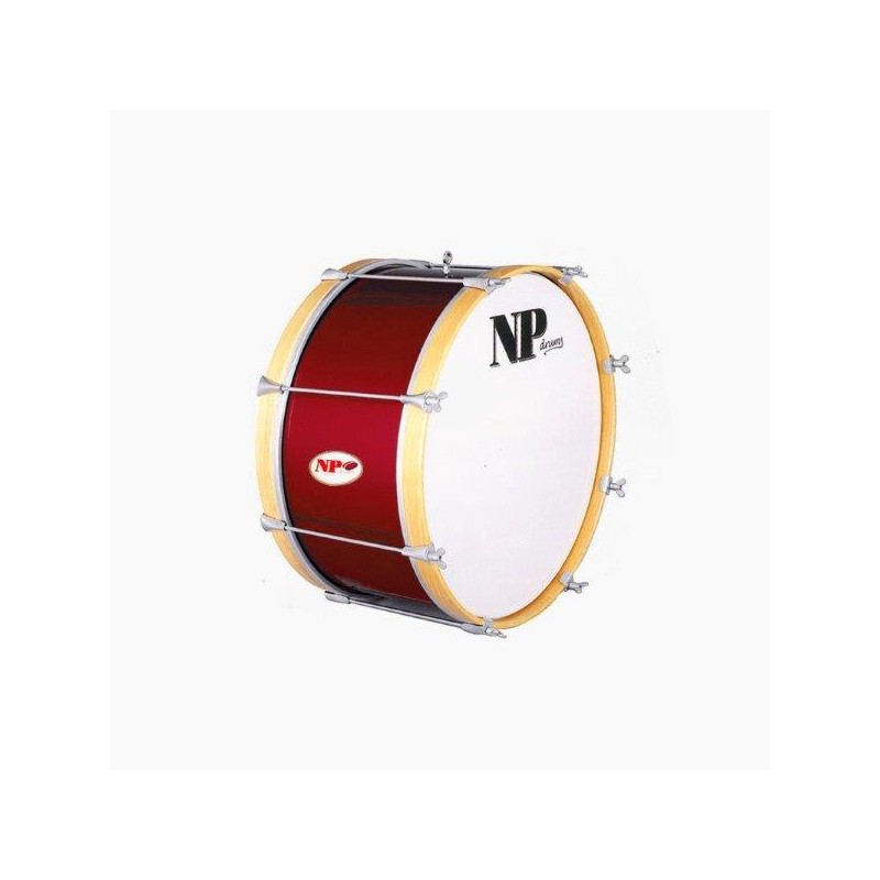 Charanga Bombo 45,7 Ø X 24 cm acabamento vinho tinto -NPdrums