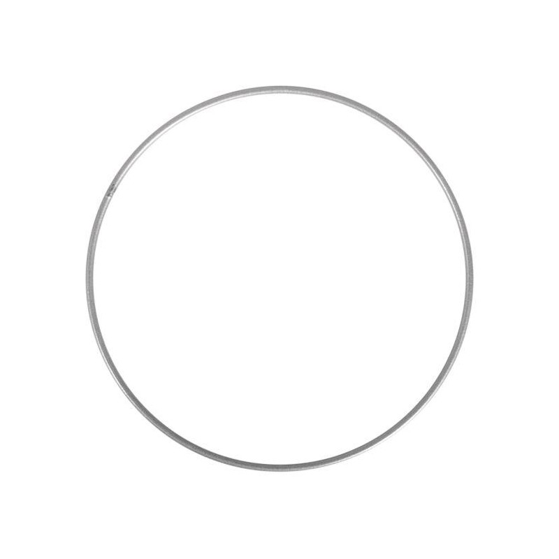 METALL TAMBURIN RING 35.6CM VERCHROMT