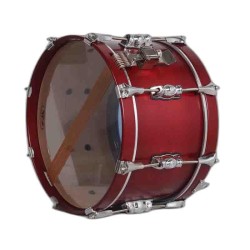 Paixão do tambor cromado sul 35,6 Ø X 20 cm mogno-NPDrums