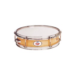 Caja Escuela 30,5 Ø X 09 cm Natural Aros Metálicos